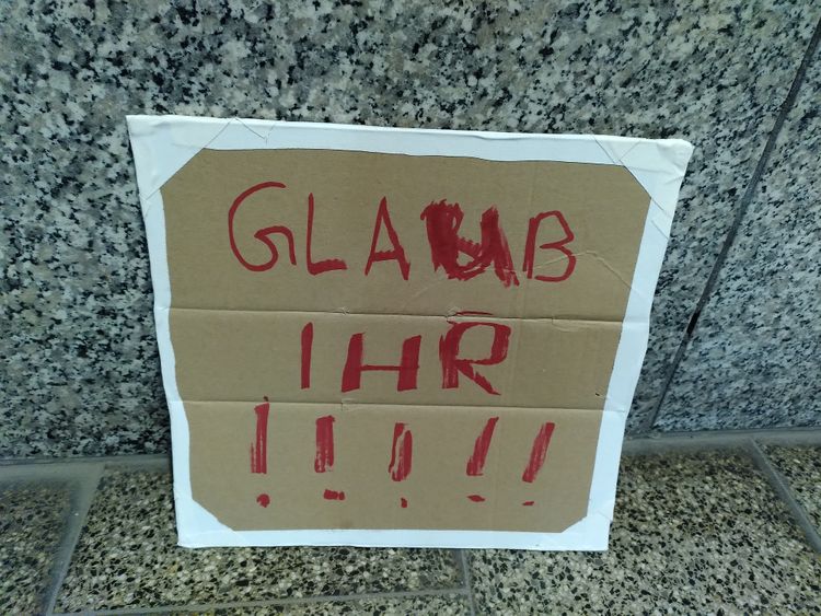 Protest Against Online Abuse in Hamburg