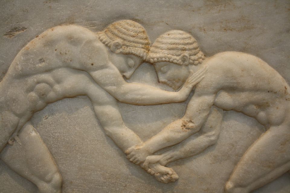 Fiction: Hermes and Apollon ‒ The Invention of Wrestling (M/M)
