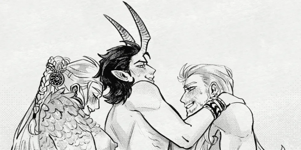 Illustrated Fiction: The Perks of Being a Shapeshifter (Freyr / Loki / Freyja)