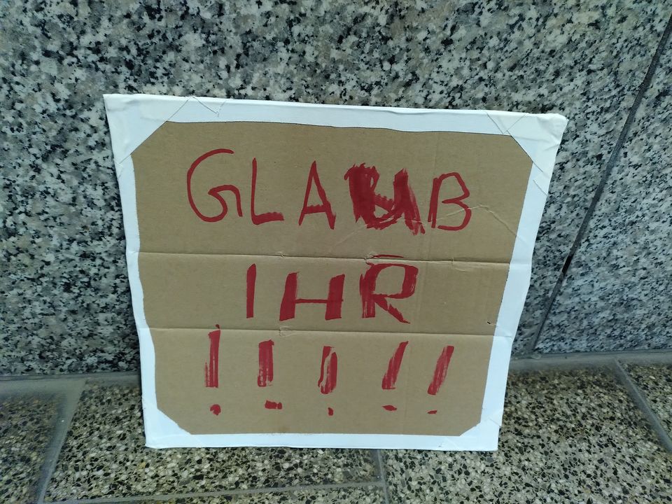 Protest Against Online Abuse in Hamburg